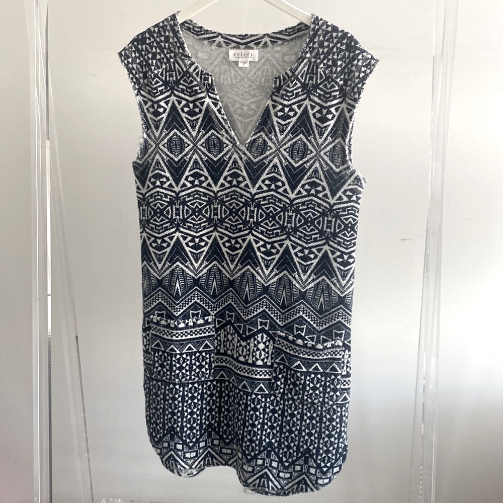 Velvet Patterned Dress